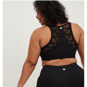 Torrid Plus Size Women’s Mesh Back Active Wicking Sports Bra 3X